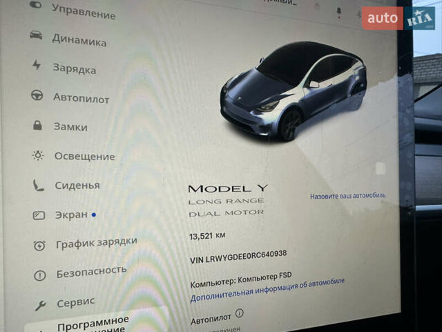 Сірий Тесла Model Y, об'ємом двигуна 0 л та пробігом 13 тис. км за 28200 $, фото 16 на Automoto.ua