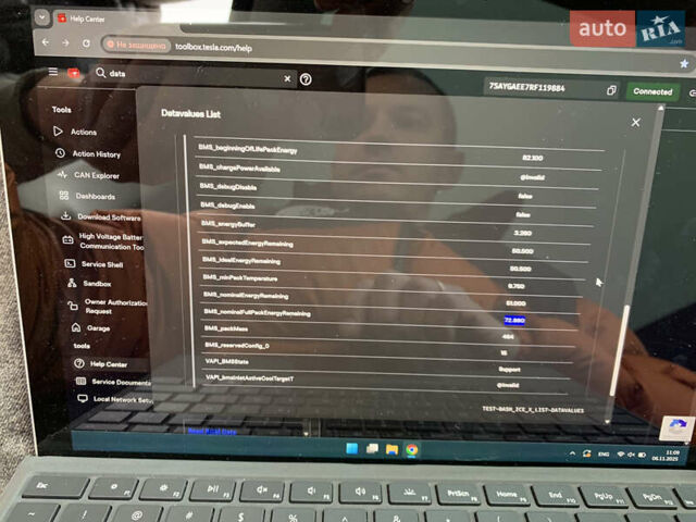 Серый Тесла Model Y, объемом двигателя 0 л и пробегом 35 тыс. км за 32900 $, фото 17 на Automoto.ua