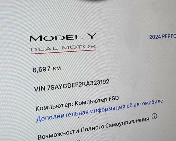 Сірий Тесла Model Y, об'ємом двигуна 0 л та пробігом 8 тис. км за 33300 $, фото 12 на Automoto.ua