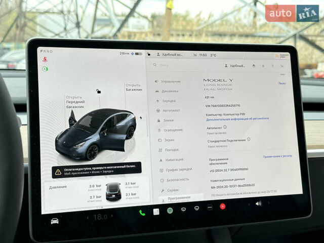 Серый Тесла Model Y, объемом двигателя 0 л и пробегом 1 тыс. км за 39900 $, фото 32 на Automoto.ua