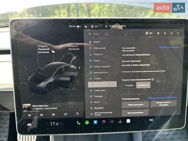 Серый Тесла Model Y, объемом двигателя 0 л и пробегом 19 тыс. км за 32500 $, фото 20 на Automoto.ua