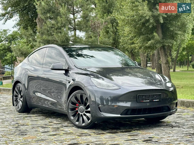 Серый Тесла Model Y, объемом двигателя 0 л и пробегом 7 тыс. км за 33999 $, фото 74 на Automoto.ua