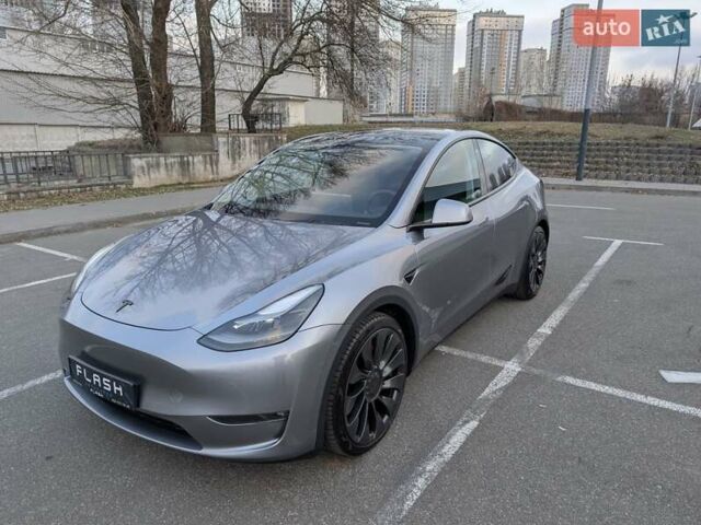 Серый Тесла Model Y, объемом двигателя 0 л и пробегом 6 тыс. км за 42900 $, фото 6 на Automoto.ua