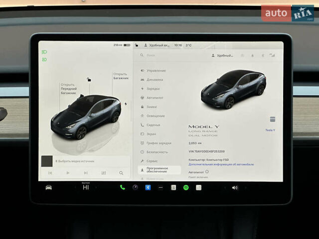 Серый Тесла Model Y, объемом двигателя 0 л и пробегом 2 тыс. км за 35490 $, фото 47 на Automoto.ua