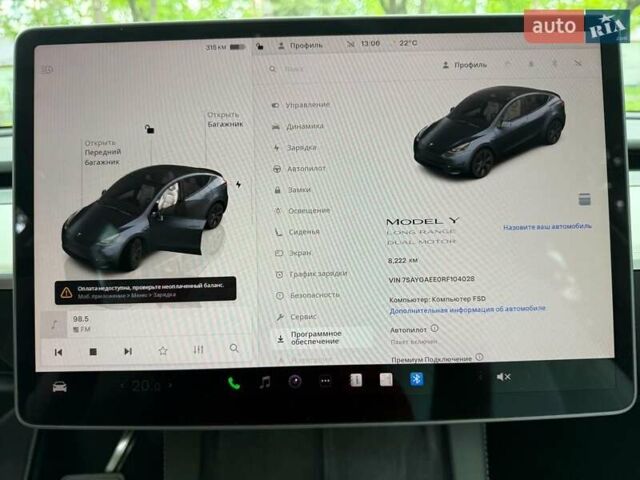Серый Тесла Model Y, объемом двигателя 0 л и пробегом 9 тыс. км за 29990 $, фото 29 на Automoto.ua