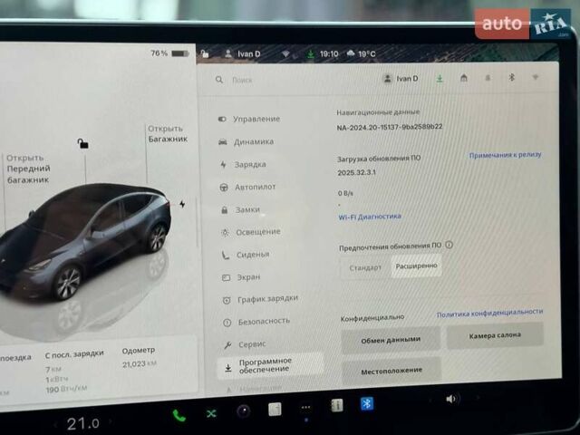 Сірий Тесла Model Y, об'ємом двигуна 0 л та пробігом 21 тис. км за 29300 $, фото 12 на Automoto.ua