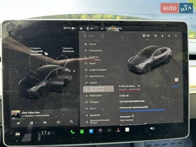 Серый Тесла Model Y, объемом двигателя 0 л и пробегом 19 тыс. км за 32500 $, фото 19 на Automoto.ua