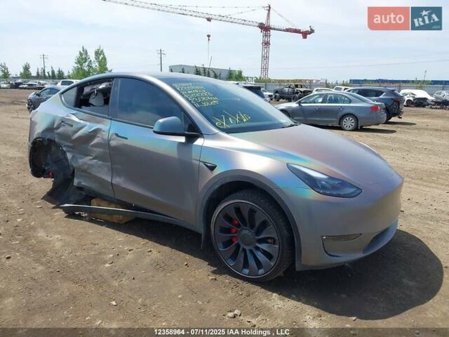 Сірий Тесла Model Y, об'ємом двигуна 0 л та пробігом 37 тис. км за 23500 $, фото 1 на Automoto.ua