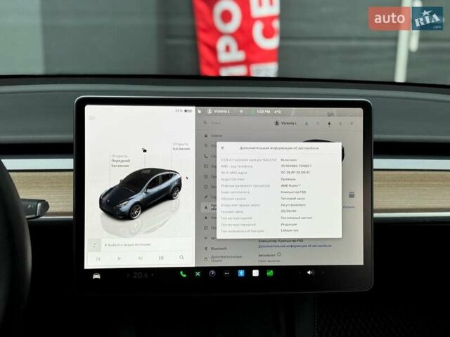 Серый Тесла Model Y, объемом двигателя 0 л и пробегом 24 тыс. км за 33500 $, фото 21 на Automoto.ua