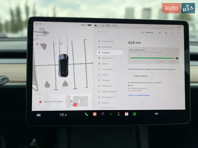 Серый Тесла Model Y, объемом двигателя 0 л и пробегом 13 тыс. км за 32999 $, фото 42 на Automoto.ua