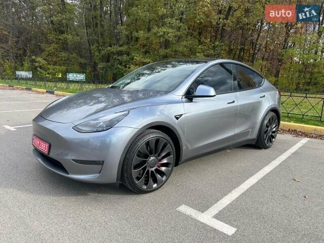 Сірий Тесла Model Y, об'ємом двигуна 0 л та пробігом 13 тис. км за 35499 $, фото 1 на Automoto.ua