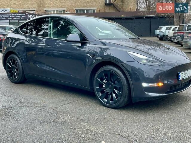 Серый Тесла Model Y, объемом двигателя 0 л и пробегом 23 тыс. км за 28800 $, фото 4 на Automoto.ua