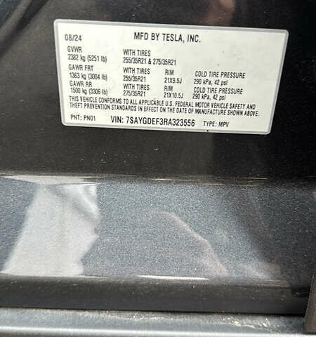 Сірий Тесла Model Y, об'ємом двигуна 0 л та пробігом 21 тис. км за 35000 $, фото 35 на Automoto.ua