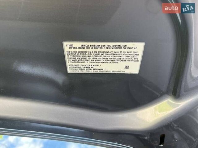 Серый Тесла Model Y, объемом двигателя 0 л и пробегом 3 тыс. км за 25500 $, фото 15 на Automoto.ua