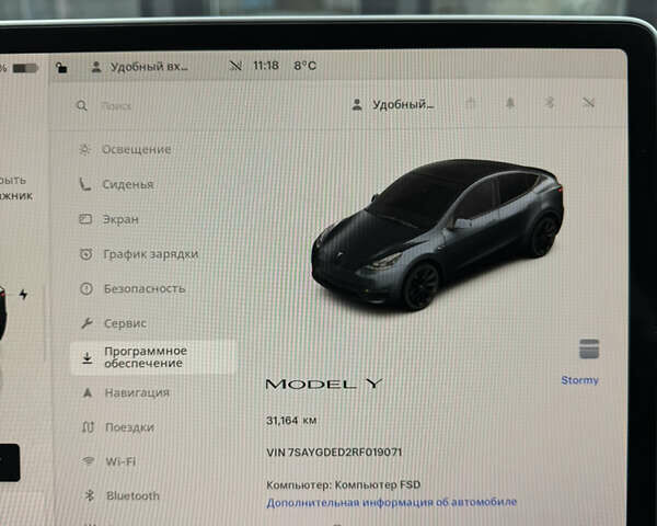 Сірий Тесла Model Y, об'ємом двигуна 0 л та пробігом 31 тис. км за 24499 $, фото 14 на Automoto.ua