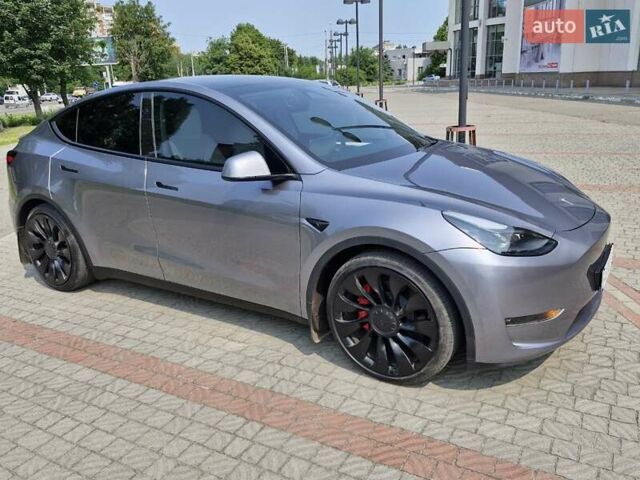 Сірий Тесла Model Y, об'ємом двигуна 0 л та пробігом 5 тис. км за 37900 $, фото 4 на Automoto.ua