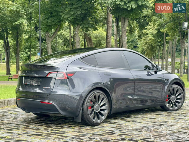 Серый Тесла Model Y, объемом двигателя 0 л и пробегом 7 тыс. км за 33999 $, фото 81 на Automoto.ua