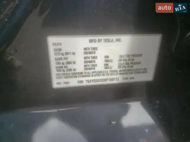 Серый Тесла Model Y, объемом двигателя 0 л и пробегом 31 тыс. км за 21500 $, фото 12 на Automoto.ua