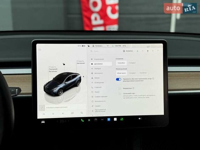 Серый Тесла Model Y, объемом двигателя 0 л и пробегом 24 тыс. км за 33500 $, фото 17 на Automoto.ua