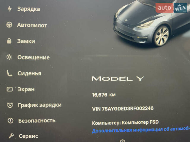 Сірий Тесла Model Y, об'ємом двигуна 0 л та пробігом 16 тис. км за 26000 $, фото 28 на Automoto.ua