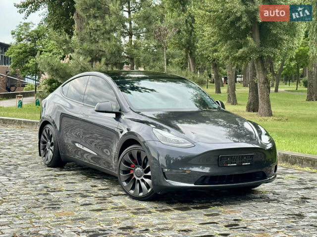 Серый Тесла Model Y, объемом двигателя 0 л и пробегом 7 тыс. км за 33999 $, фото 73 на Automoto.ua