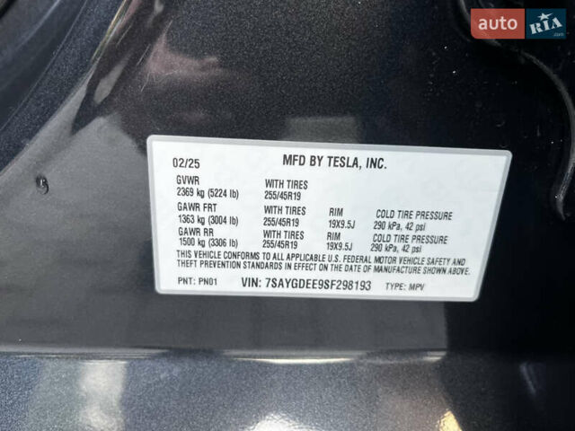 Серый Тесла Model Y, объемом двигателя 0 л и пробегом 1 тыс. км за 36700 $, фото 12 на Automoto.ua