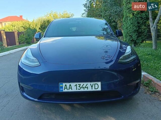 Синій Тесла Model Y, об'ємом двигуна 0 л та пробігом 65 тис. км за 23200 $, фото 4 на Automoto.ua