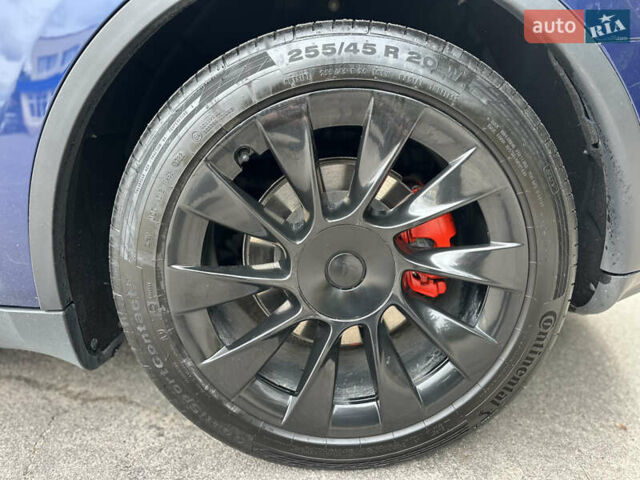 Синий Тесла Model Y, объемом двигателя 0 л и пробегом 57 тыс. км за 22900 $, фото 6 на Automoto.ua
