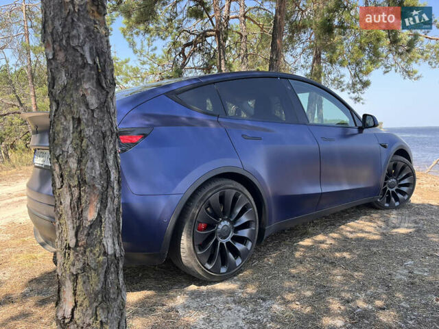 Синий Тесла Model Y, объемом двигателя 0 л и пробегом 75 тыс. км за 25000 $, фото 13 на Automoto.ua