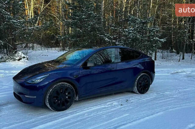 Синий Тесла Model Y, объемом двигателя 0 л и пробегом 55 тыс. км за 28000 $, фото 8 на Automoto.ua