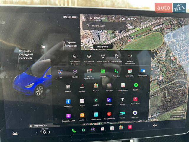 Синий Тесла Model Y, объемом двигателя 0 л и пробегом 83 тыс. км за 23800 $, фото 39 на Automoto.ua