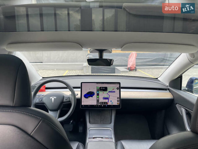 Синий Тесла Model Y, объемом двигателя 0 л и пробегом 35 тыс. км за 24000 $, фото 11 на Automoto.ua