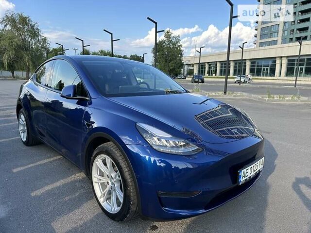 Синий Тесла Model Y, объемом двигателя 0 л и пробегом 58 тыс. км за 26900 $, фото 5 на Automoto.ua