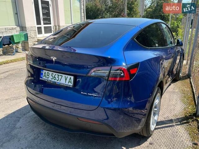 Синий Тесла Model Y, объемом двигателя 0 л и пробегом 70 тыс. км за 25500 $, фото 5 на Automoto.ua