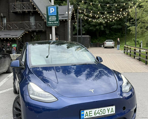 Синій Тесла Model Y, об'ємом двигуна 0 л та пробігом 28 тис. км за 26000 $, фото 1 на Automoto.ua