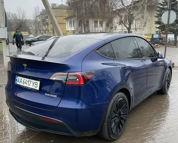 Синий Тесла Model Y, объемом двигателя 0 л и пробегом 69 тыс. км за 29999 $, фото 4 на Automoto.ua