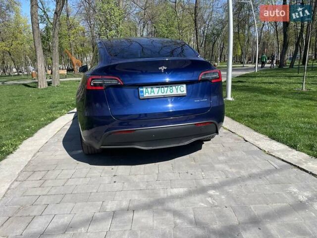 Синий Тесла Model Y, объемом двигателя 0 л и пробегом 115 тыс. км за 22800 $, фото 3 на Automoto.ua