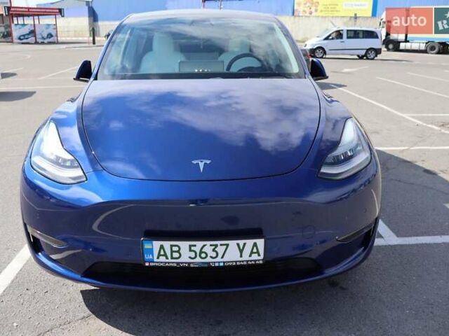 Синий Тесла Model Y, объемом двигателя 0 л и пробегом 70 тыс. км за 25500 $, фото 19 на Automoto.ua