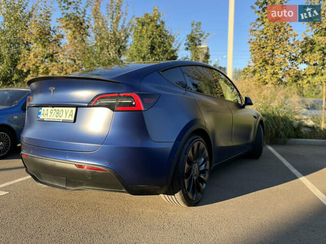 Синий Тесла Model Y, объемом двигателя 0 л и пробегом 75 тыс. км за 25000 $, фото 18 на Automoto.ua