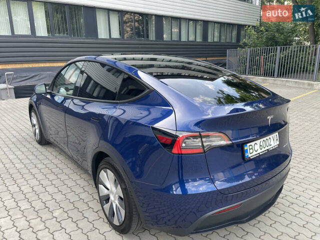 Синий Тесла Model Y, объемом двигателя 0 л и пробегом 35 тыс. км за 24000 $, фото 5 на Automoto.ua