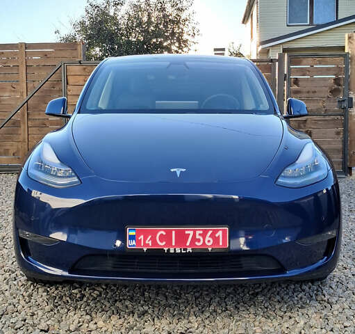 Синий Тесла Model Y, объемом двигателя 0 л и пробегом 73 тыс. км за 21000 $, фото 4 на Automoto.ua