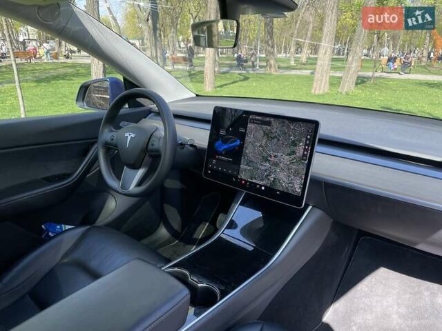 Синий Тесла Model Y, объемом двигателя 0 л и пробегом 115 тыс. км за 22800 $, фото 11 на Automoto.ua