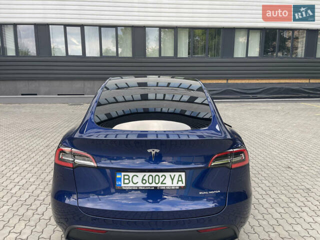 Синий Тесла Model Y, объемом двигателя 0 л и пробегом 35 тыс. км за 24000 $, фото 7 на Automoto.ua