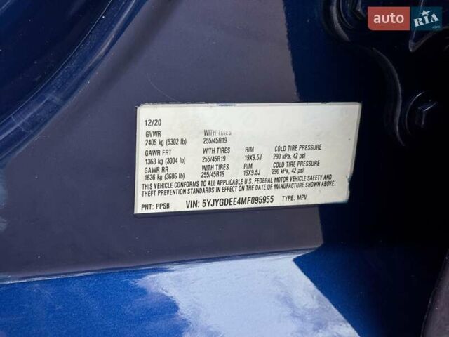 Синій Тесла Model Y, об'ємом двигуна 0 л та пробігом 77 тис. км за 22999 $, фото 24 на Automoto.ua