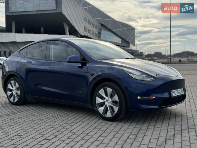 Синий Тесла Model Y, объемом двигателя 0 л и пробегом 83 тыс. км за 23800 $, фото 13 на Automoto.ua