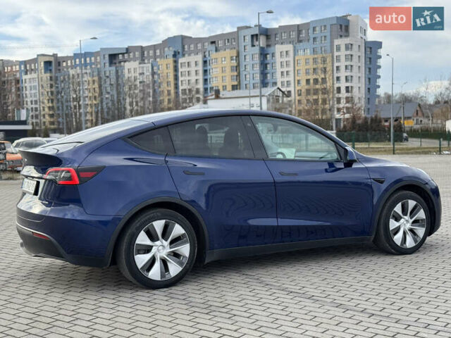 Синий Тесла Model Y, объемом двигателя 0 л и пробегом 83 тыс. км за 23800 $, фото 11 на Automoto.ua