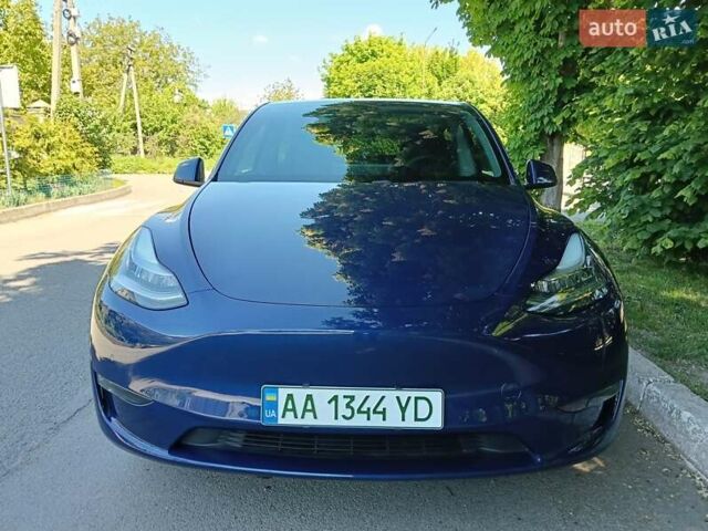Синий Тесла Model Y, объемом двигателя 0 л и пробегом 65 тыс. км за 25000 $, фото 7 на Automoto.ua