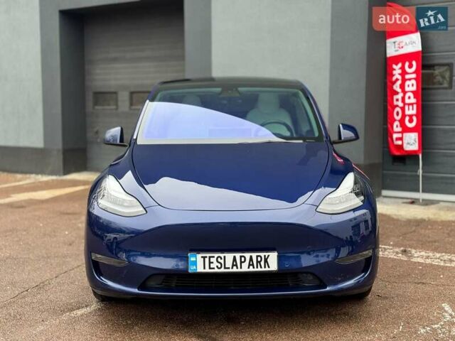 Синій Тесла Model Y, об'ємом двигуна 0 л та пробігом 77 тис. км за 22999 $, фото 2 на Automoto.ua