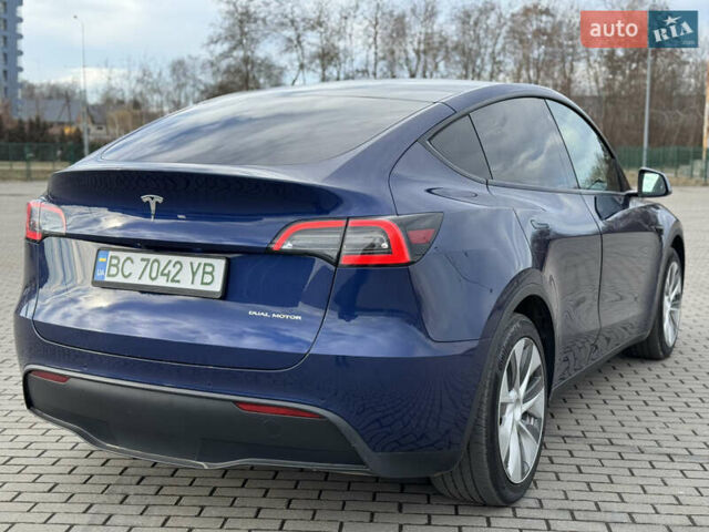 Синий Тесла Model Y, объемом двигателя 0 л и пробегом 83 тыс. км за 23800 $, фото 9 на Automoto.ua