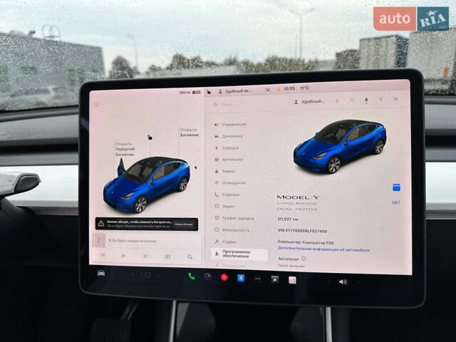 Синій Тесла Model Y, об'ємом двигуна 0 л та пробігом 211 тис. км за 19900 $, фото 4 на Automoto.ua